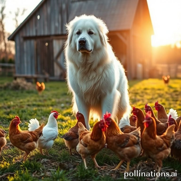 how to train a great pyrenees to guard chickens